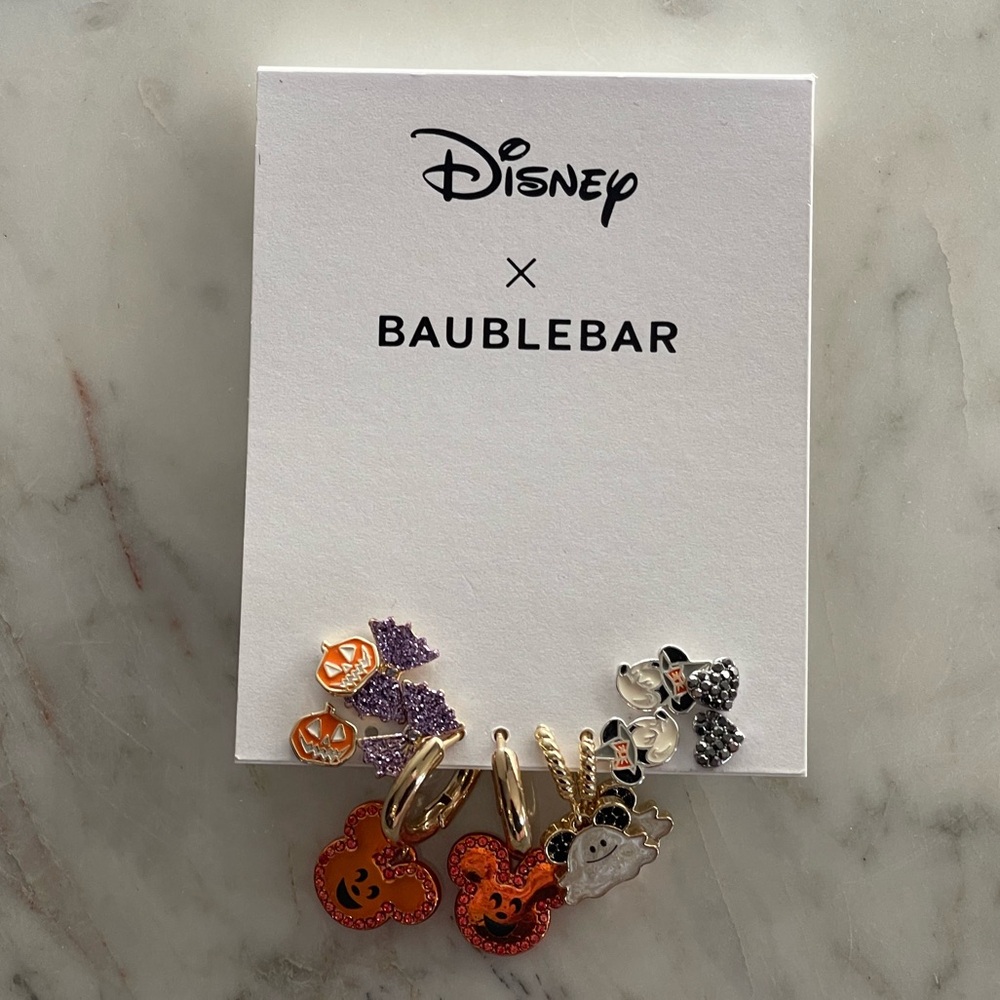 Disney BaubleBar Halloween earrings